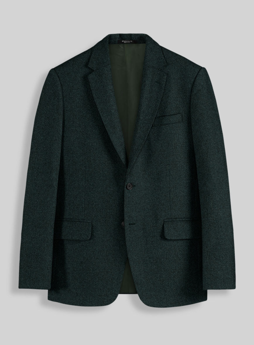 Naples Bello Green Tweed Suit - StudioSuits