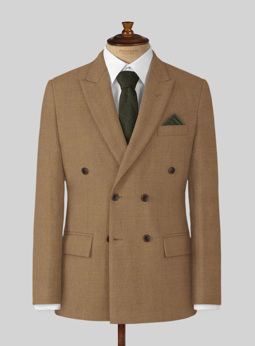 Naples Biscotti Tweed Jacket - StudioSuits