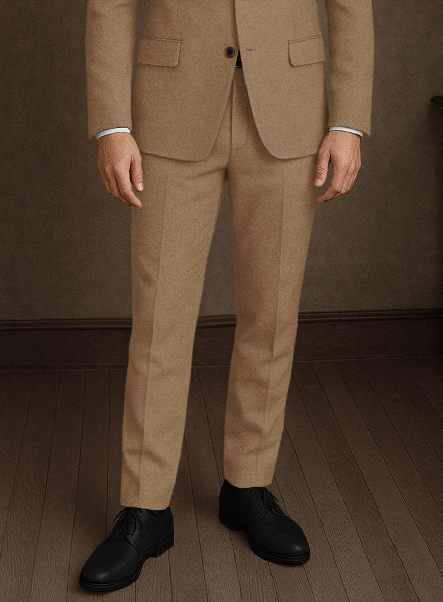 Naples Biscotti Tweed Pants - StudioSuits