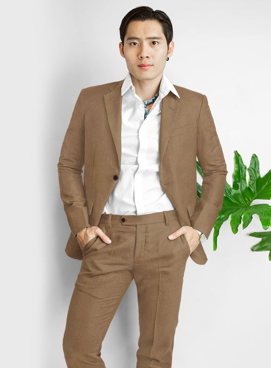Naples Biscotti Tweed Suit - StudioSuits