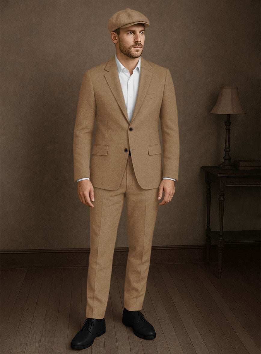 Naples Biscotti Tweed Suit - StudioSuits