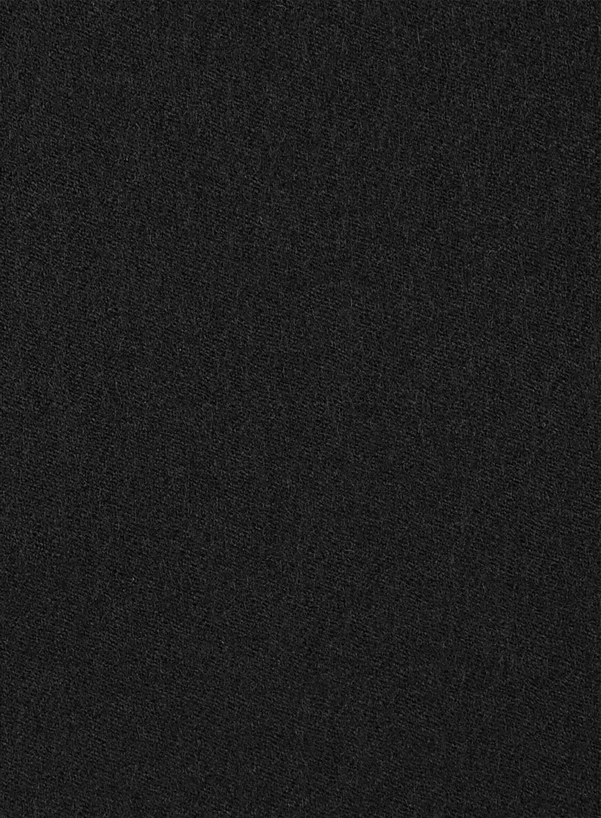 Naples Black Tweed Pea Coat - StudioSuits