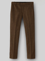 Naples Caffe Brown Tweed Pants - StudioSuits
