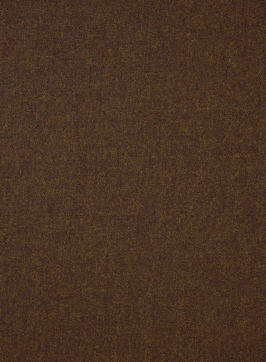 Naples Caffe Brown Tweed Pea Coat - StudioSuits