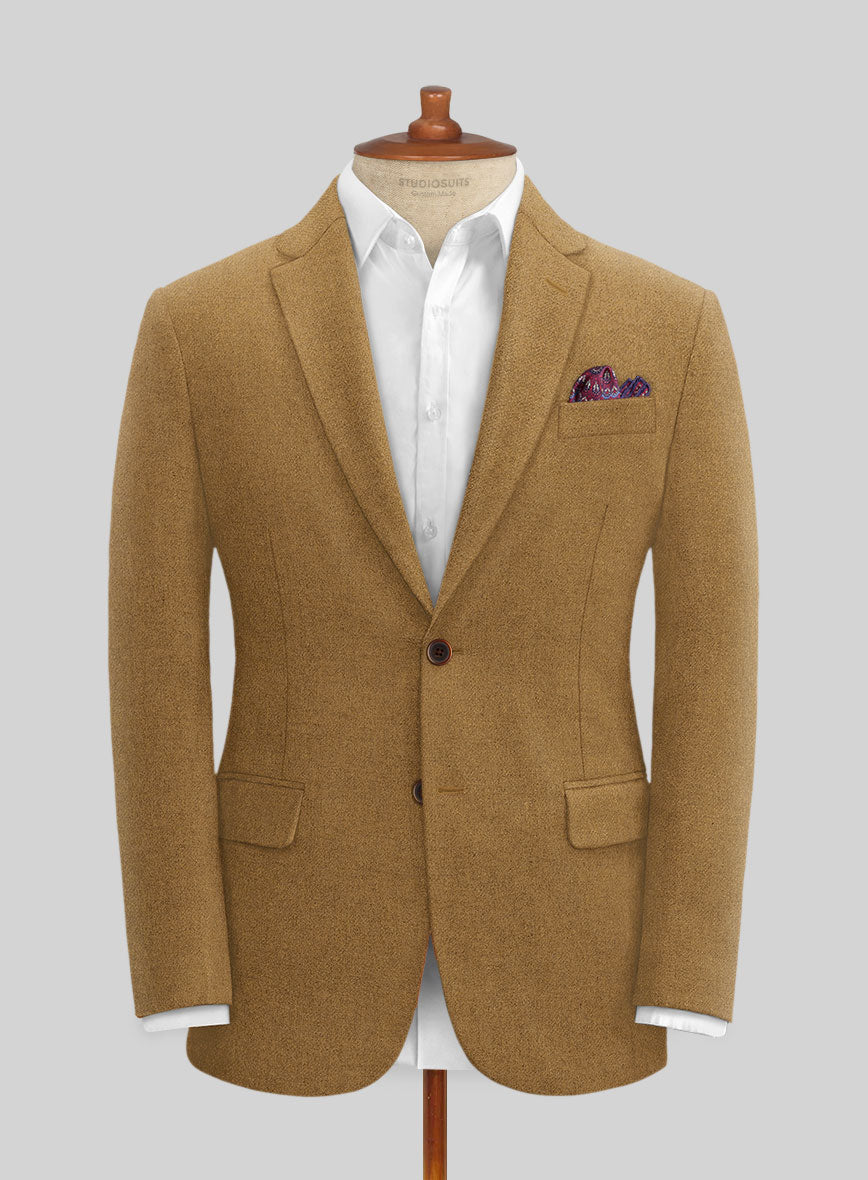 Naples Camel Tweed Jacket - StudioSuits