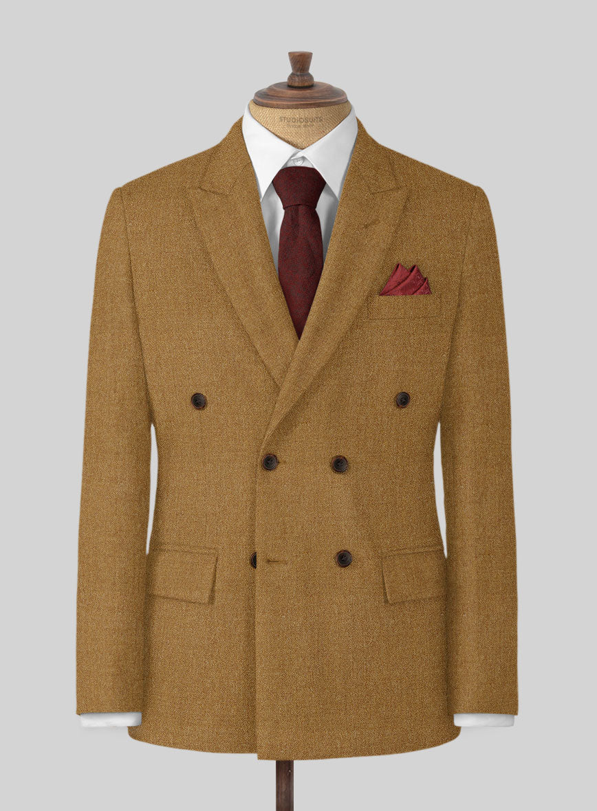 Naples Camel Tweed Jacket - StudioSuits