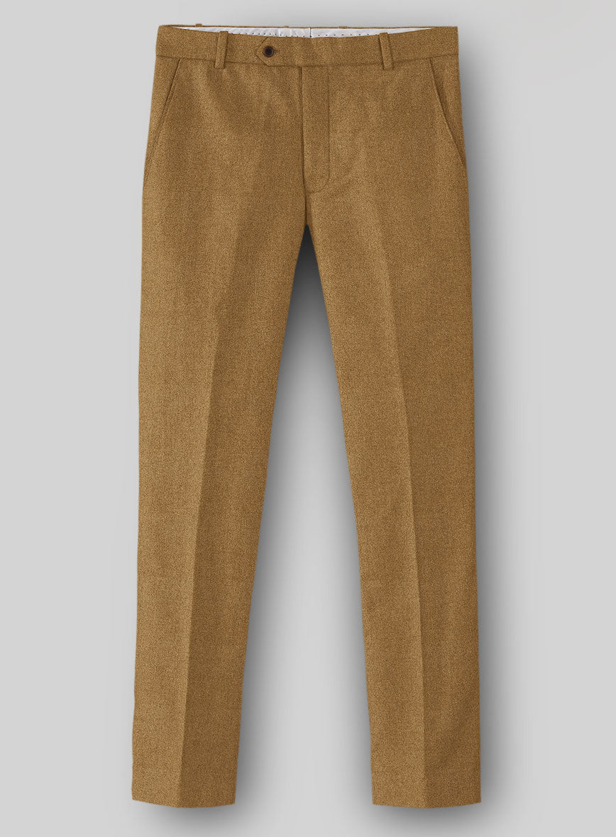 Naples Camel Tweed Pants - StudioSuits