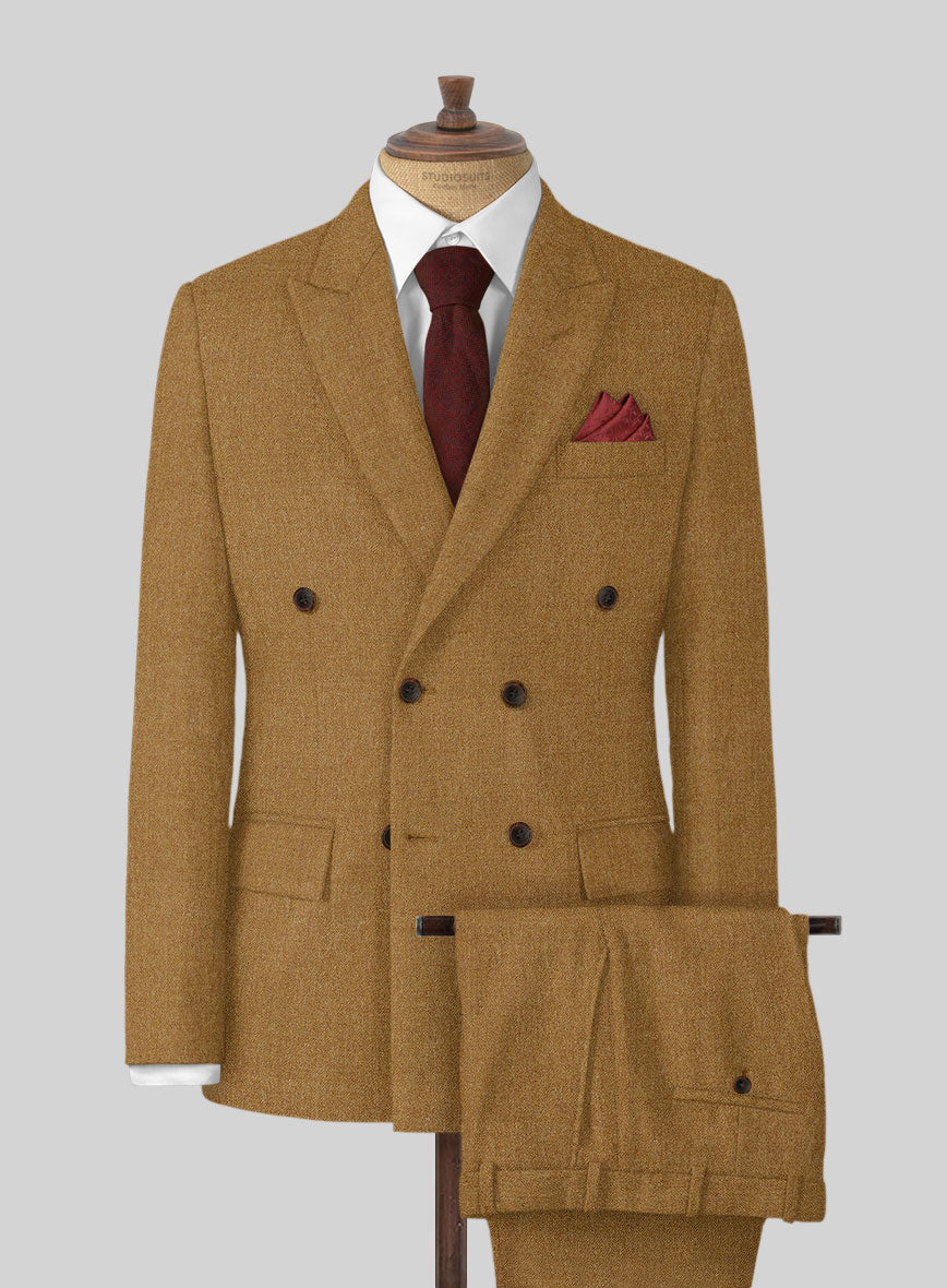 Naples Camel Tweed Suit - StudioSuits