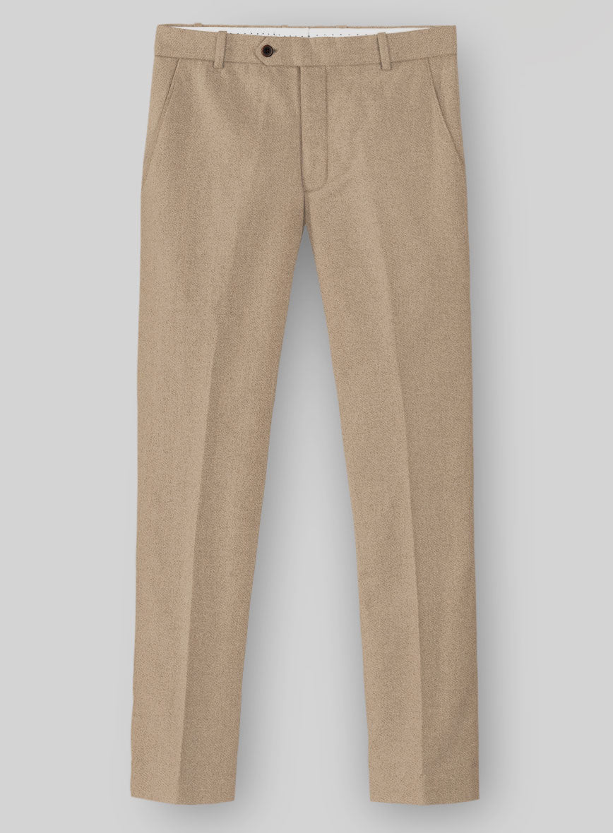 Naples Champagne Tweed Pants - StudioSuits
