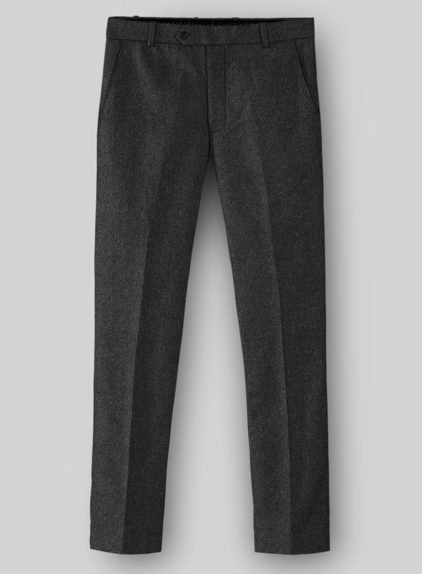Naples Charcoal Tweed Suit - StudioSuits