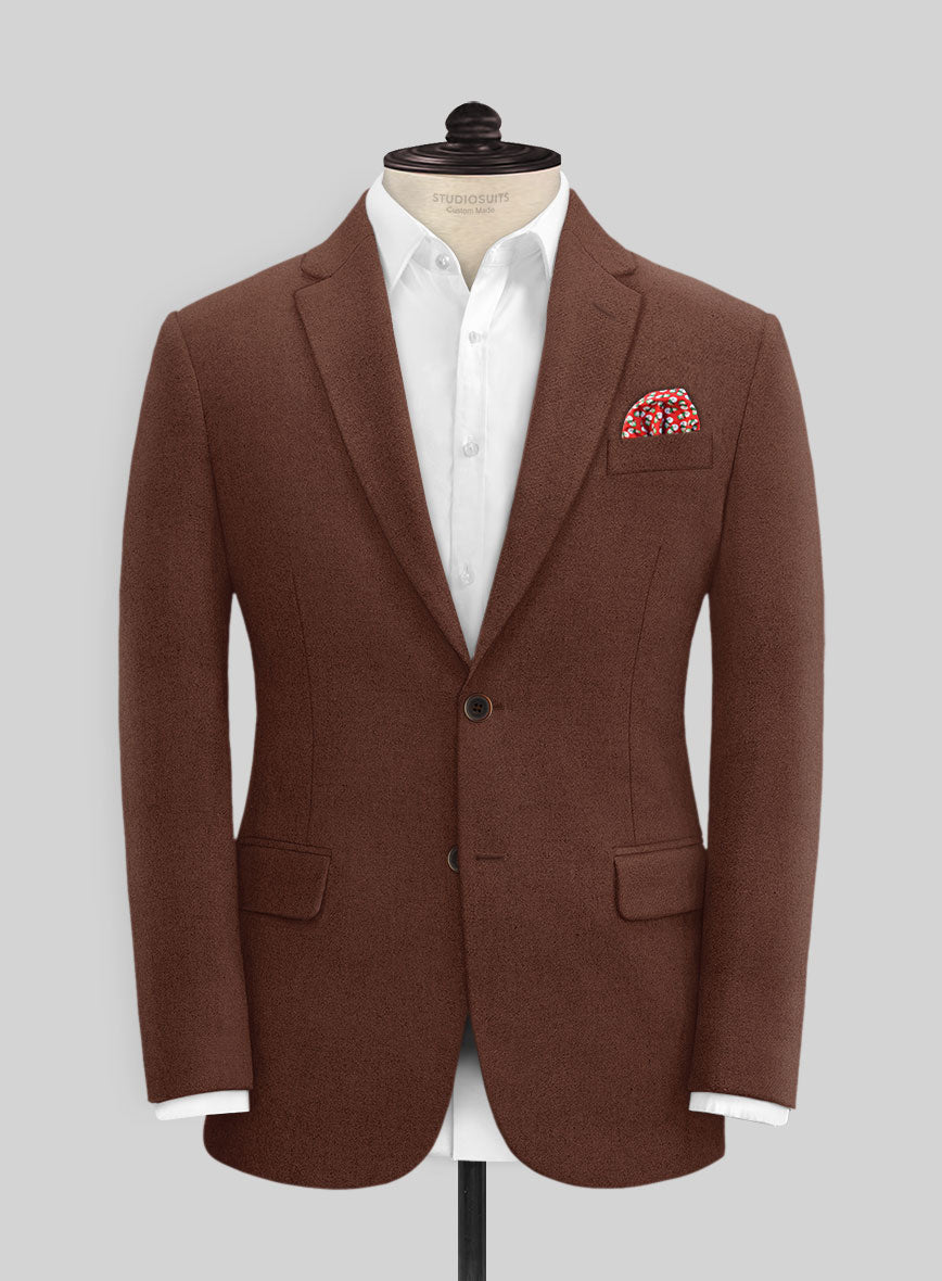 Naples Chestnut Tweed Jacket - StudioSuits
