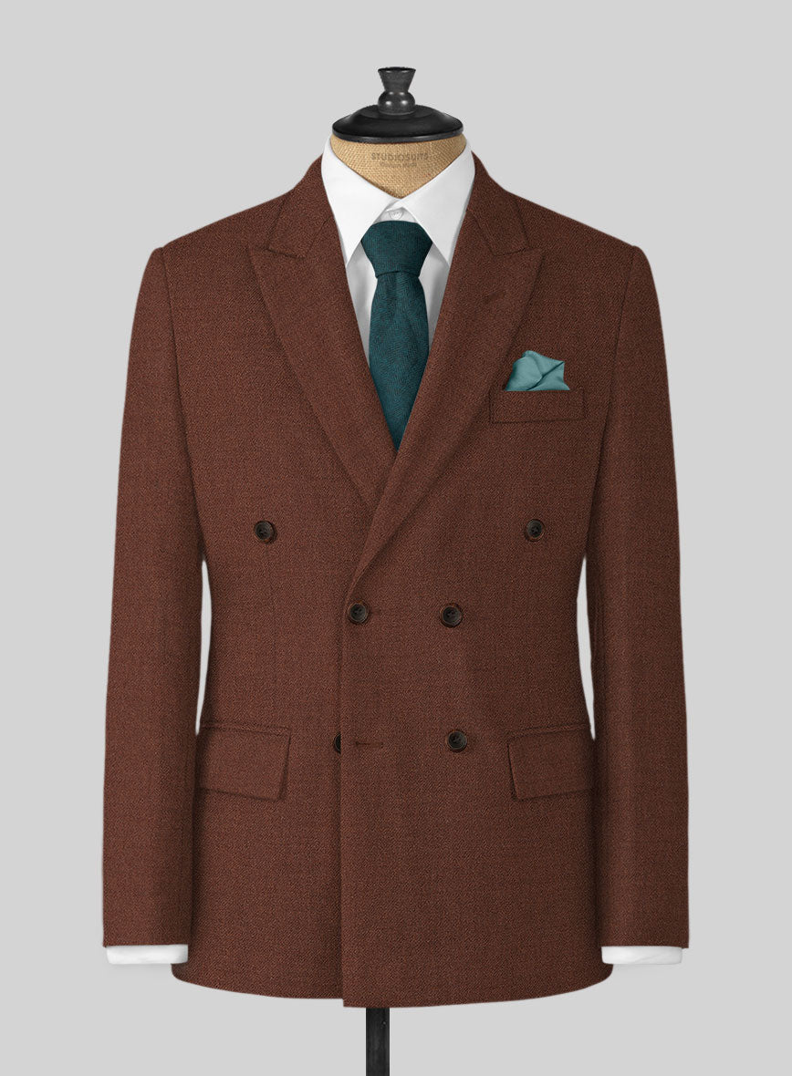 Naples Chestnut Tweed Jacket - StudioSuits