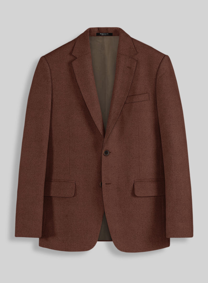 Naples Chestnut Tweed Jacket - StudioSuits