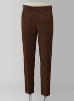Naples Coffee Brown Tweed Pants - StudioSuits