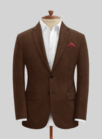 Naples Coffee Brown Tweed Suit - StudioSuits