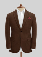 Naples Coffee Brown Tweed Suit - StudioSuits