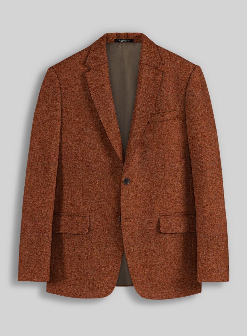Naples Cosmic Tan Tweed Jacket - StudioSuits
