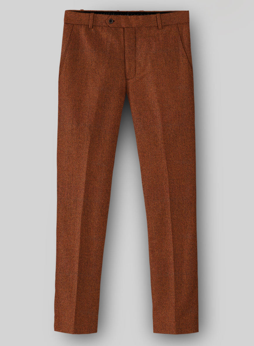 Naples Cosmic Tan Tweed Pants - StudioSuits