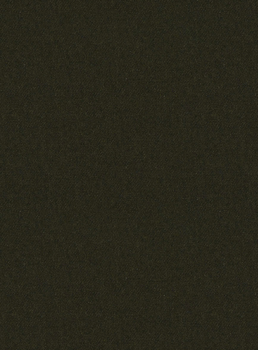 Naples Dark Green Highland Tweed Trousers - StudioSuits
