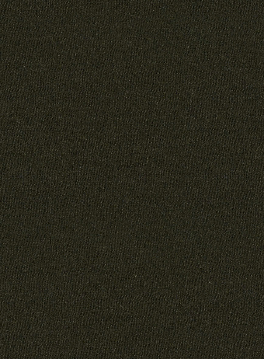Naples Dark Green Tweed Pea Coat - StudioSuits