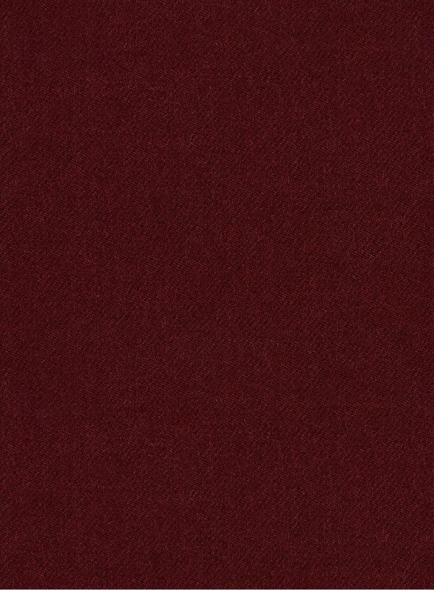 Naples Dark Scarlet Tweed Pants - StudioSuits