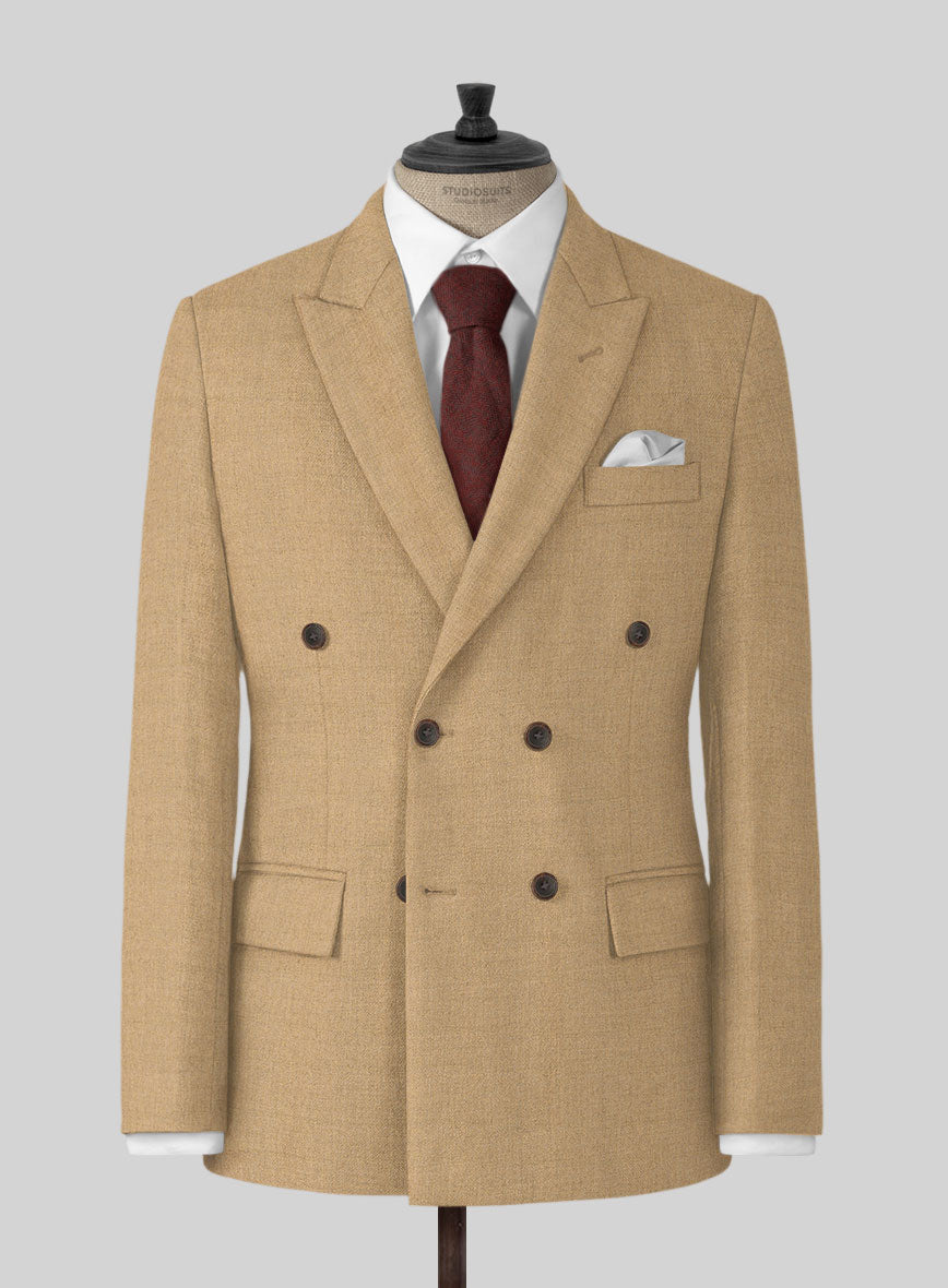 Naples Desert Haze Tweed Jacket - StudioSuits