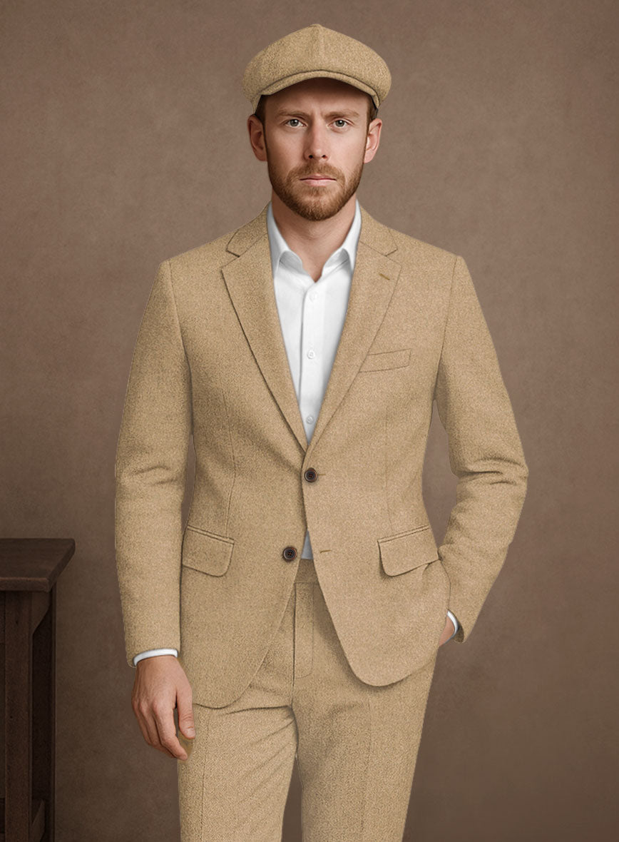 Naples Desert Haze Tweed Jacket - StudioSuits