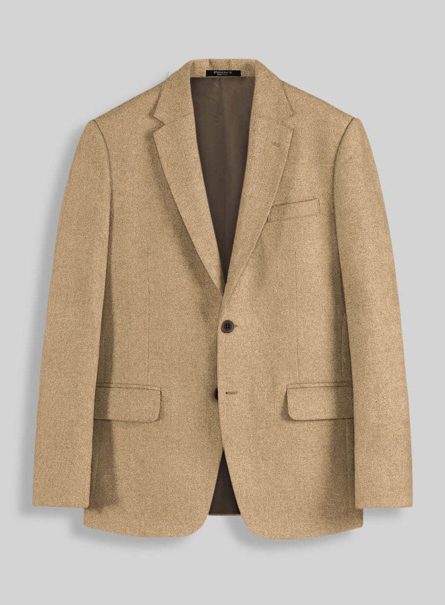 Naples Desert Haze Tweed Jacket - StudioSuits