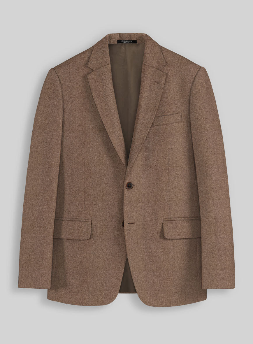Naples Dolce Brown Tweed Jacket - StudioSuits