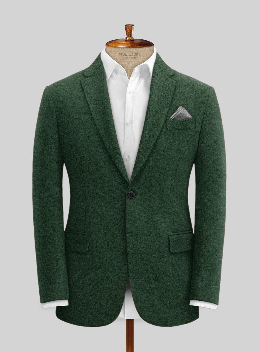 Naples Emerald Green Tweed Suit - StudioSuits