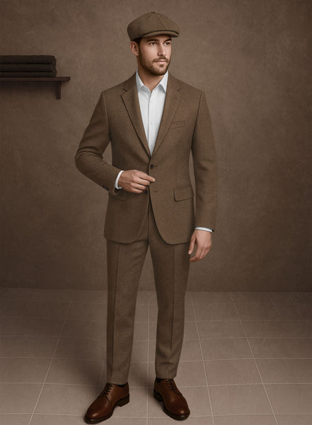 Naples Espresso Brown Tweed Suit – StudioSuits