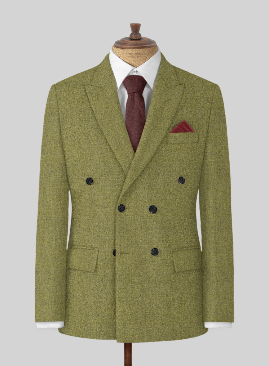 Naples Festa Green Tweed Jacket - StudioSuits