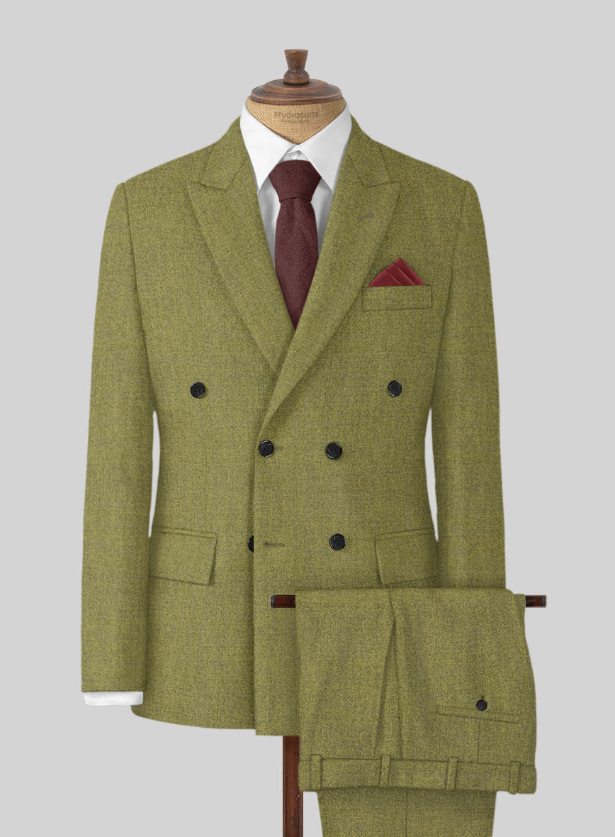Naples Festa Green Tweed Suit - StudioSuits