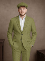 Naples Festa Green Tweed Jacket - StudioSuits