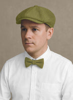 Naples Festa Green Tweed Newsboy Cap - StudioSuits