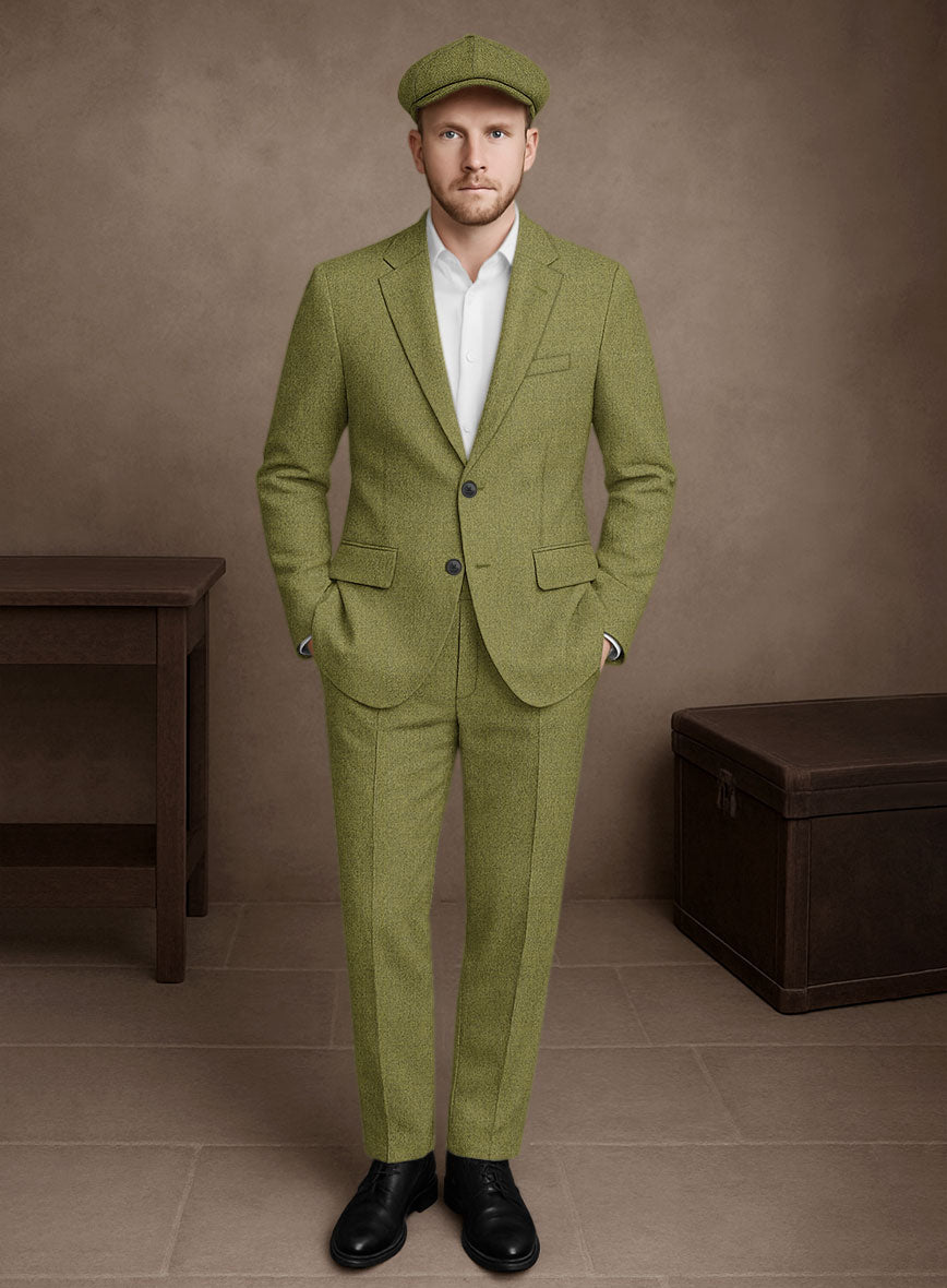 Naples Festa Green Tweed Suit - StudioSuits