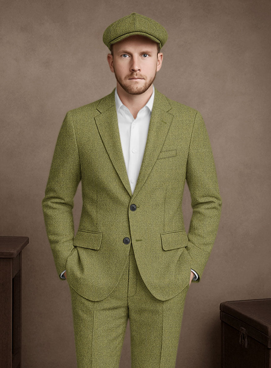 Naples Festa Green Tweed Suit - StudioSuits