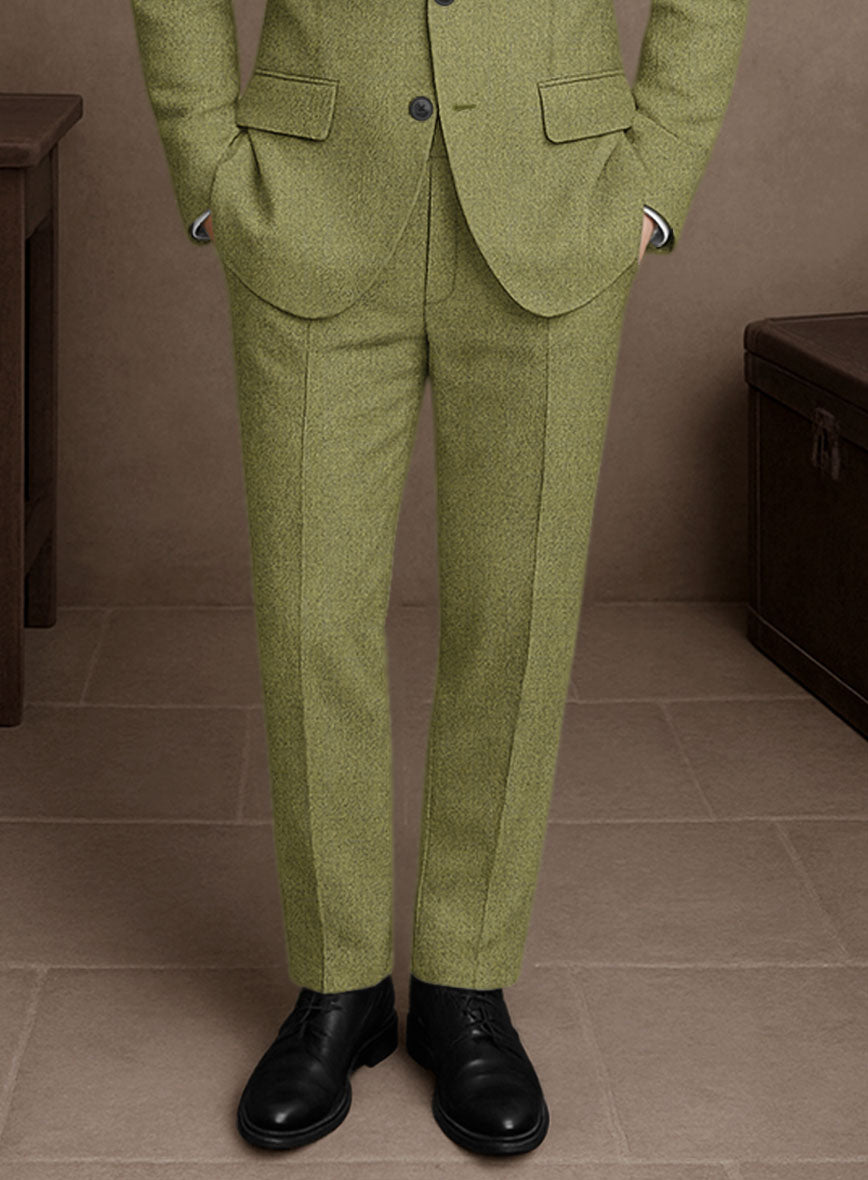 Naples Festa Green Tweed Suit - StudioSuits