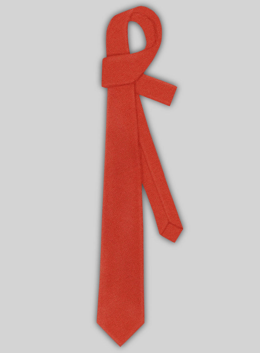 Tweed Tie - Naples Fiery Orange - StudioSuits