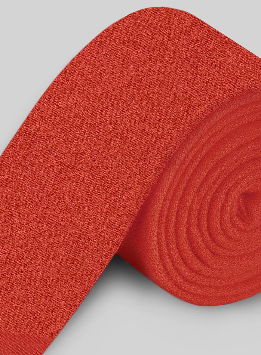Tweed Tie - Naples Fiery Orange - StudioSuits