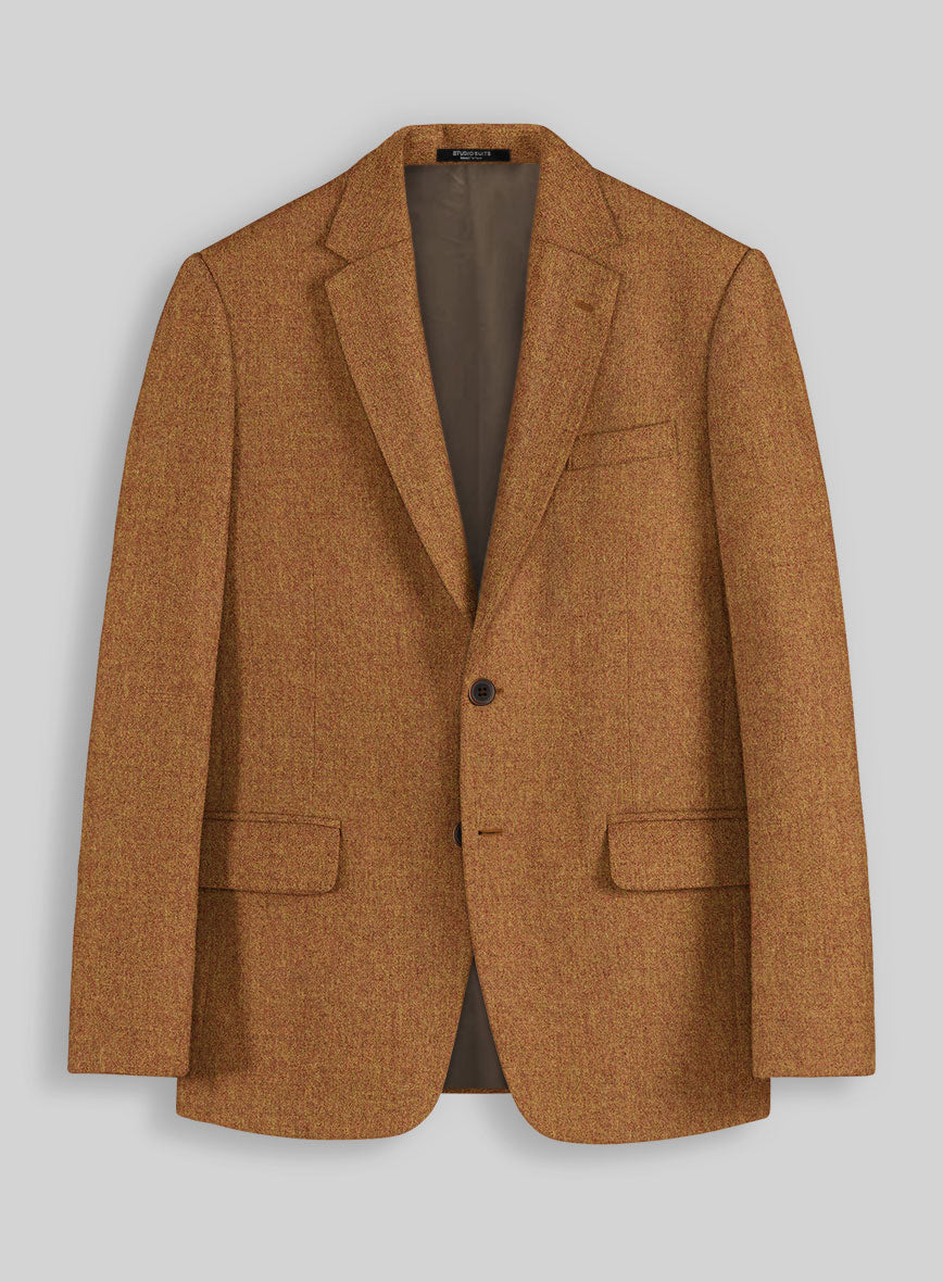 Naples Gold Castle Tweed Jacket - StudioSuits
