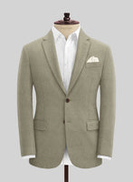 Naples Greige Tweed Jacket - StudioSuits