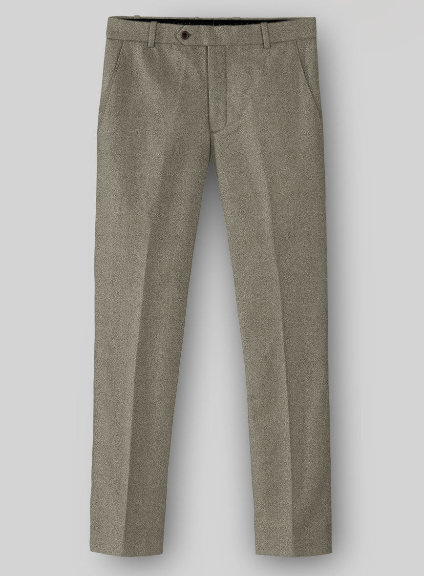 Naples Greige Tweed Pants - StudioSuits