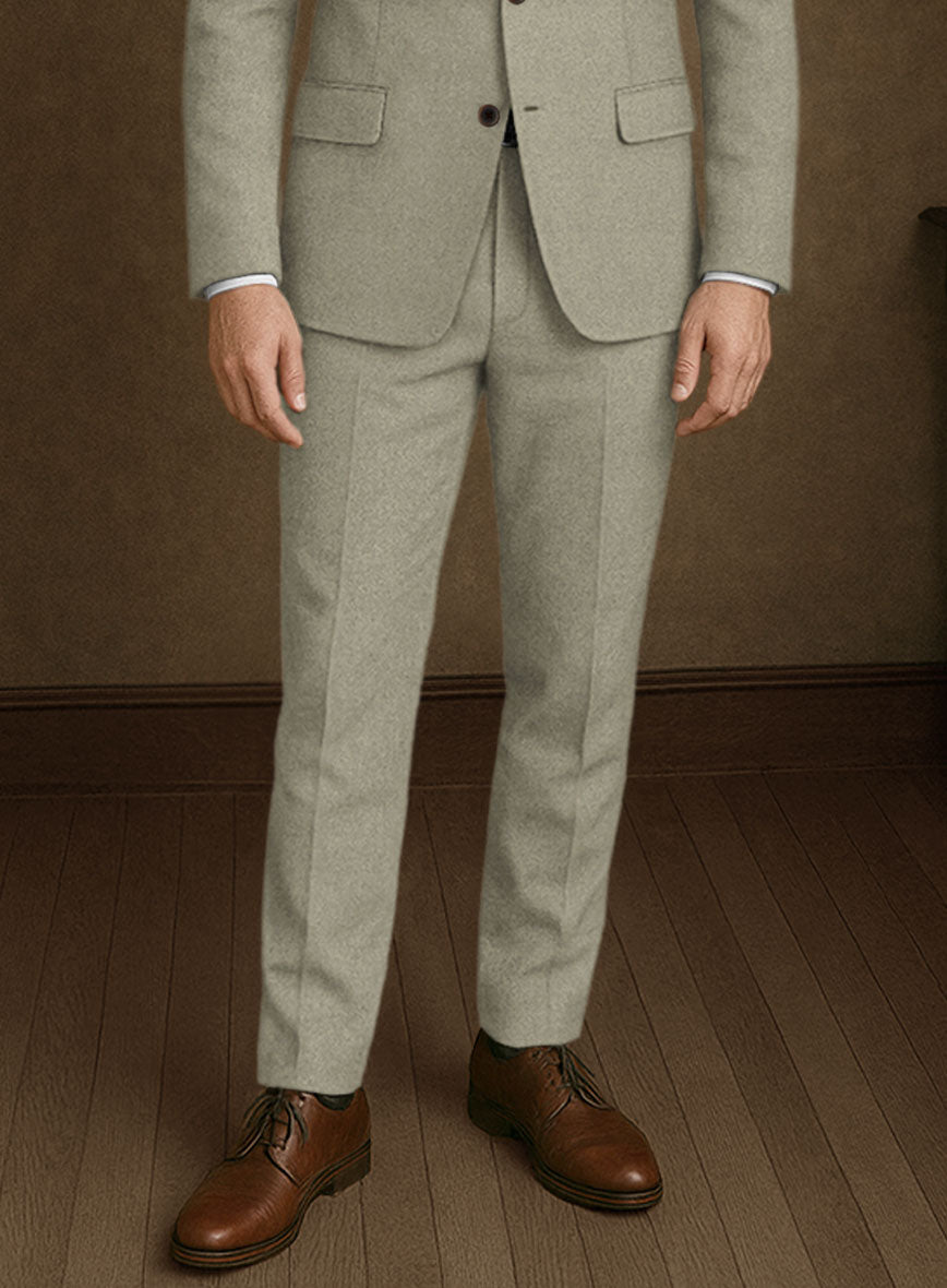 Naples Greige Tweed Suit - StudioSuits