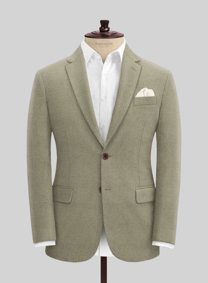 Naples Greige Tweed Suit - StudioSuits