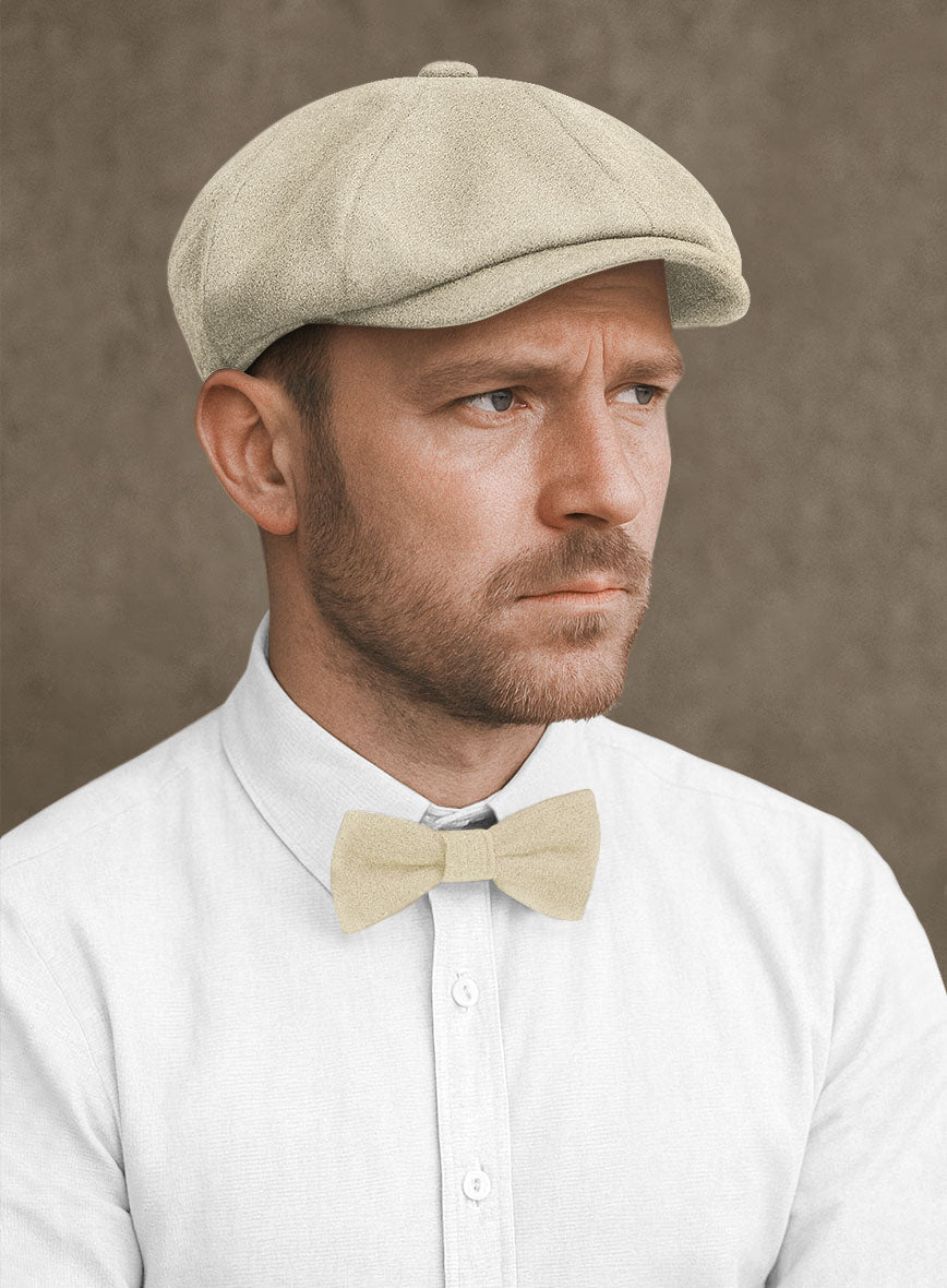 Naples Latte Tweed Newsboy Cap - StudioSuits