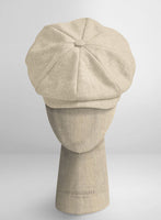 Naples Latte Tweed Newsboy Cap - StudioSuits