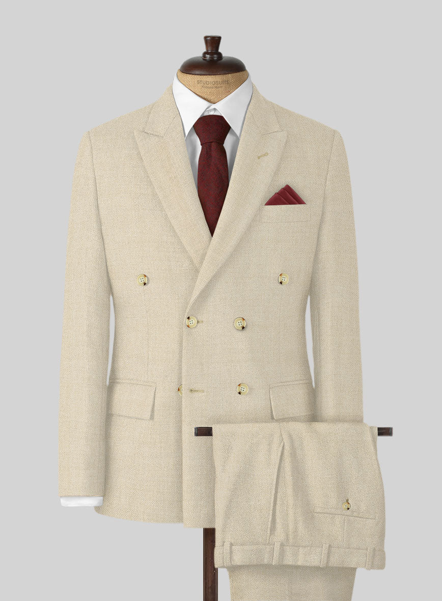 Naples Latte Tweed Suit - StudioSuits
