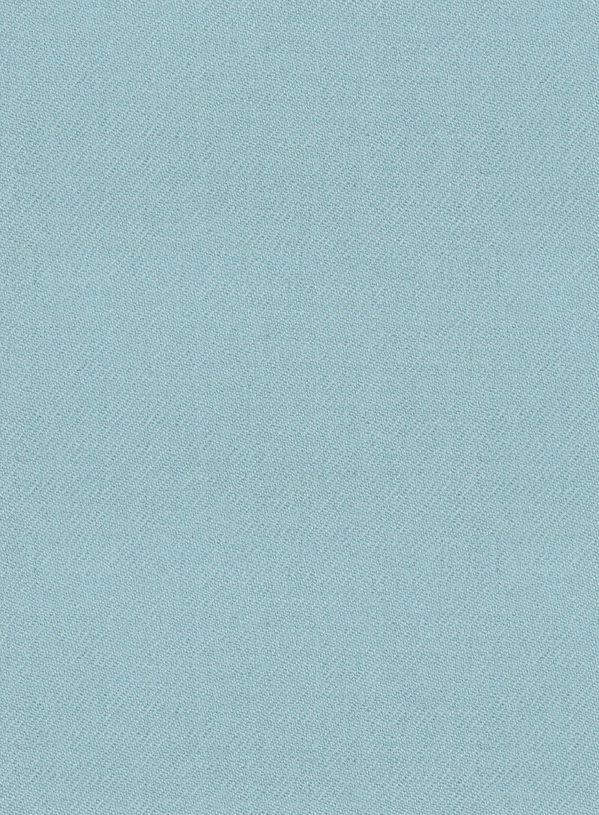 Naples Light Blue Tweed Double Breasted Suit - StudioSuits