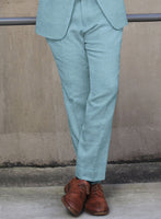 Naples Light Blue Tweed Suit - StudioSuits